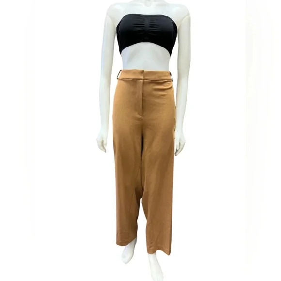 Calvin Klein NWT Trousers Brown High Rise  Plus Size 22W - Picture 1 of 9